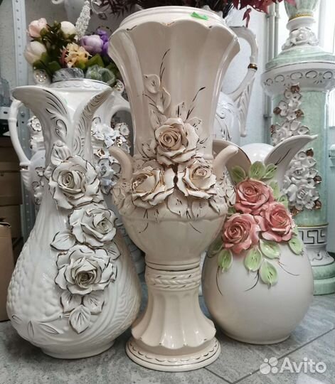 Напольные вазы, ваза керамическая