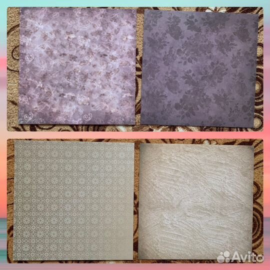 Бумага для скрапбукинга двусторонняя