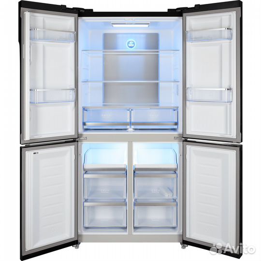 Новый холодильник hiberg RFQ-500DX NFXq inv RU