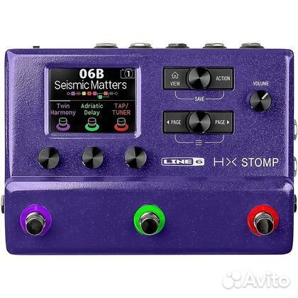Процессор эффектов Line 6 Helix HX Stomp Purple SE