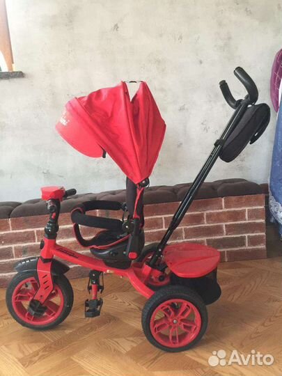 Детский велосипед коляска lamborghini