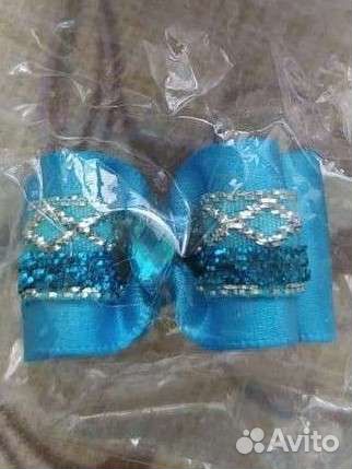 Резинка бантик украшение для собак и кошек 3 шт