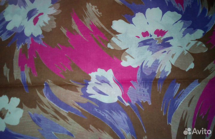 Отрез ткани хлопок СССР