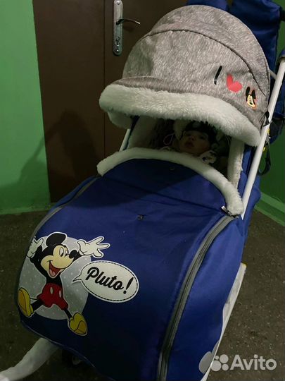 Санки коляска ника