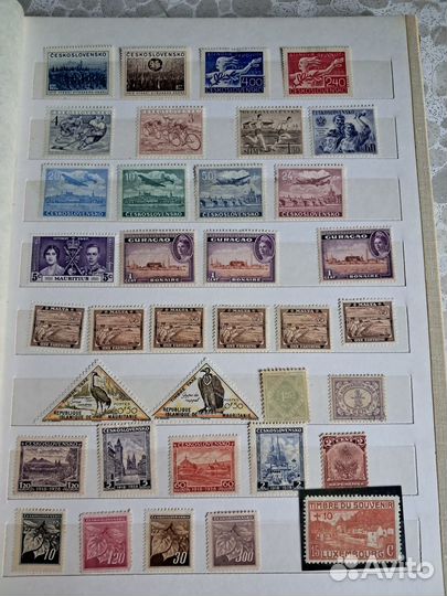 Альбом с марками. 500 шт чистые