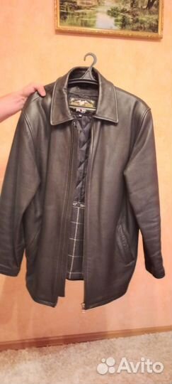 Кожаная куртка мужская