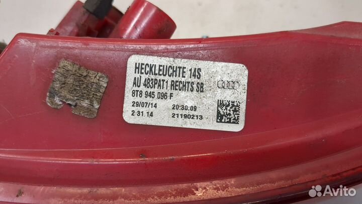 Фонарь (задний) Audi A5 (8T), 2013