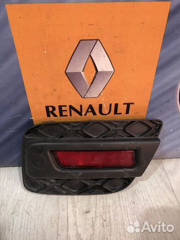 Накладка Молдинг заднего бампера Renault sandero s