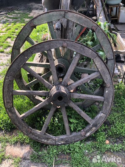 Продаются деревянные колеса для телеги 4 шт