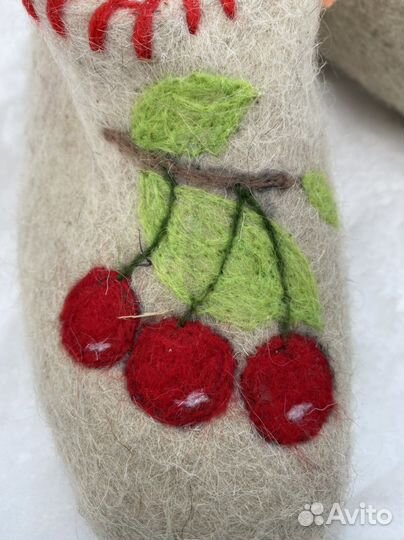 Тапочки натуральные