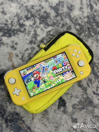 Прошитая Nintendo Switch Lite (чип+256gb+игры)