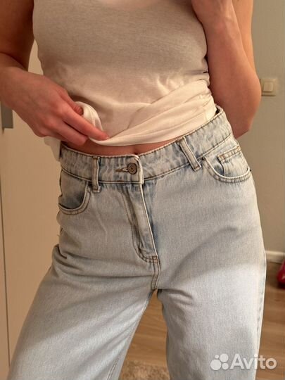Джинсы женские широкие 44