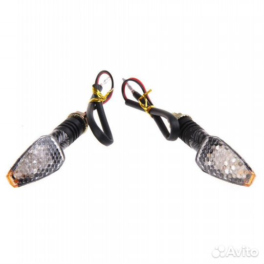 Поворотники универ. светодиодные янтарно-жёлтые