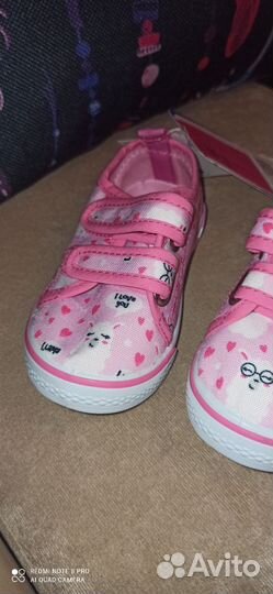 Кеды для девочки 22 размер