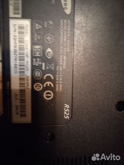 Samsung r525 на запчасти с зарядкой