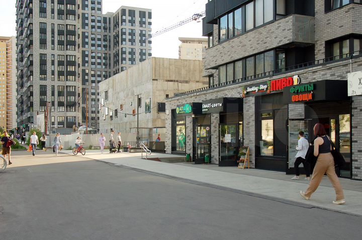 Площадь от 18 м2 и более в сетевом Гастрономе