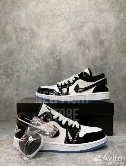 Кеды nike air jordan 1 low SE concord на руках