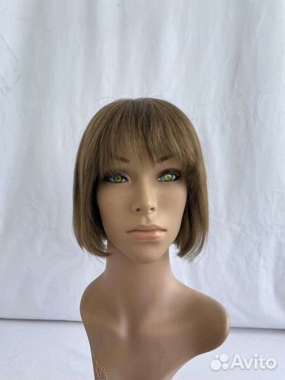 Система волос новая парик каре челка русый США