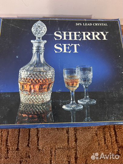 Графин с бокалами Jahami Bohemia