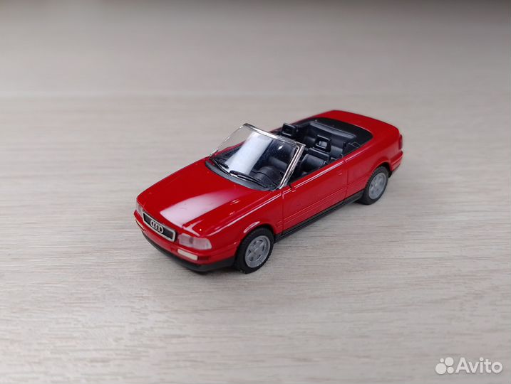 A29.1) Audi 80 B4 (1991-1996) Cabrio красный 2