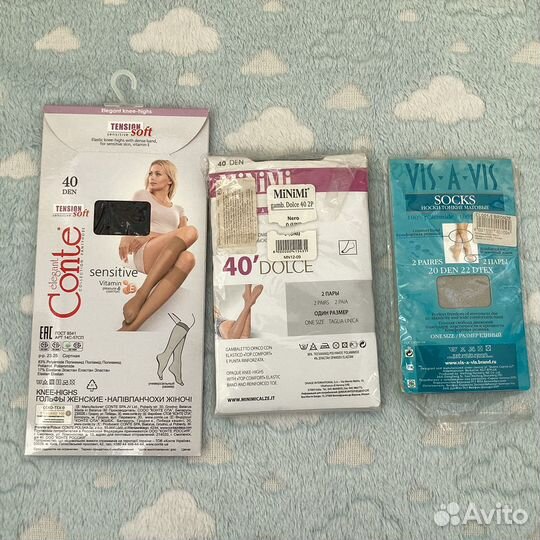 Пакетом носки хб и капроновые 10 пар
