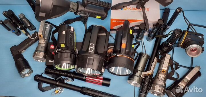 Фонари Аккумуляторные Новые Для охоты и рыбалки