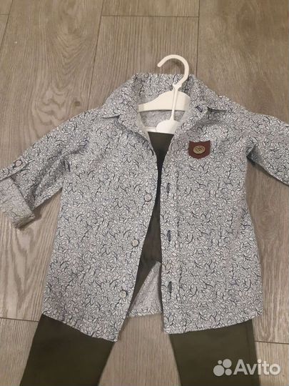 Костюм рубашка и брюки на мальчика 1-2 года