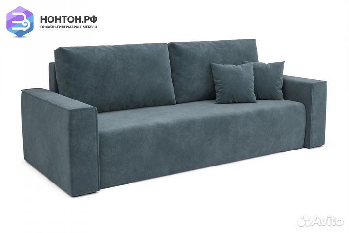 Диван еврокнижка Манхэттен серый