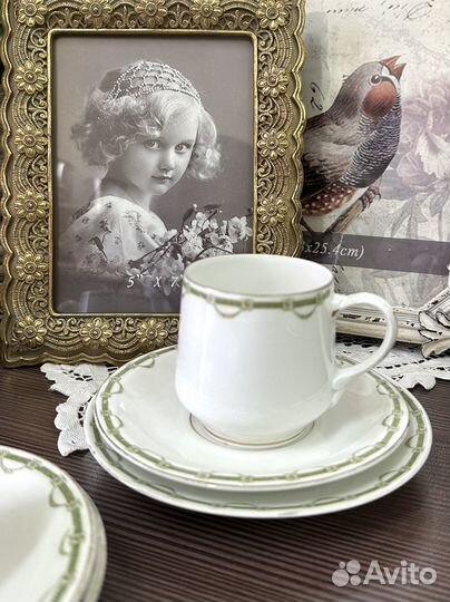 Антикварное чайное трио Rosentchal