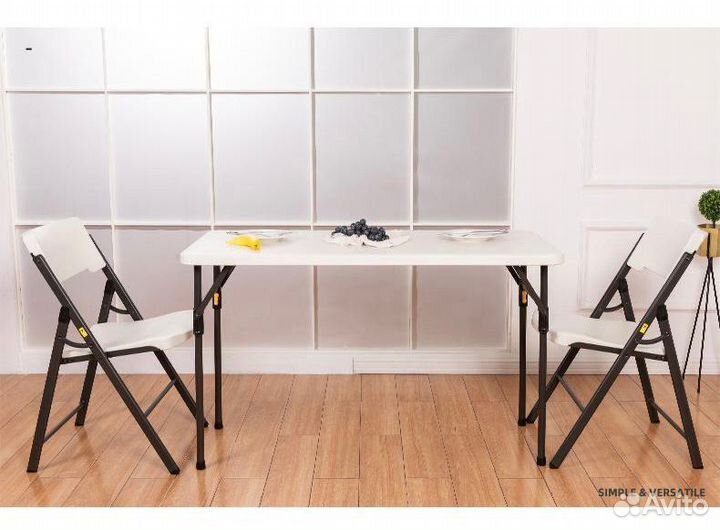 Стул складной пластиковый