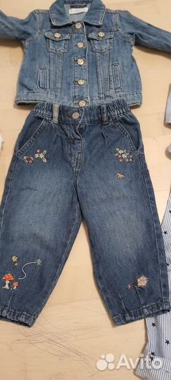 Вещи пакетом на девочку 18 мес