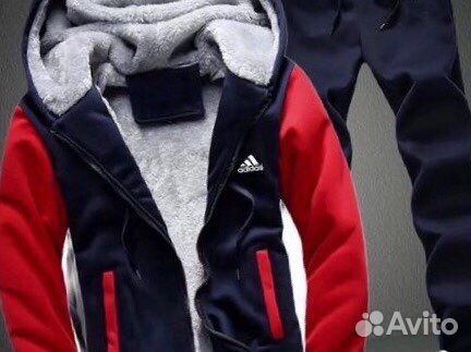 Костюм новый теплый адидас с начесом 56р
