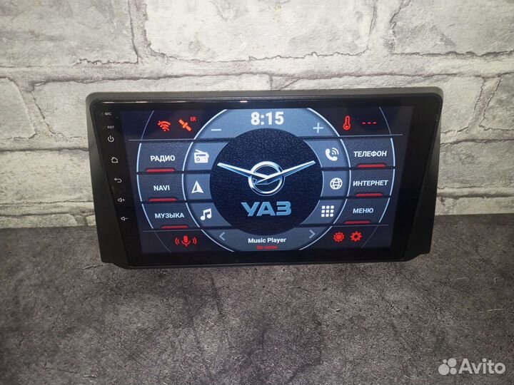 Магнитола UAZ Patriot (2016+) на android IPS экран