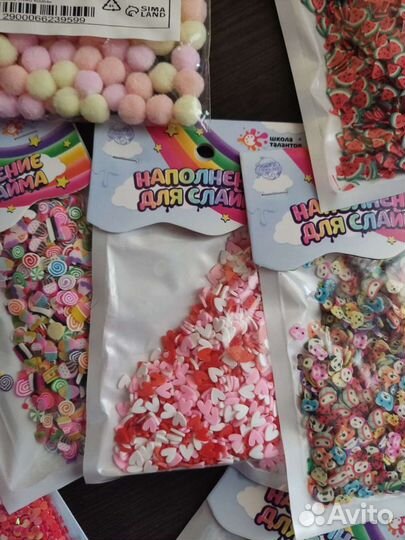 Наполнители для слайма