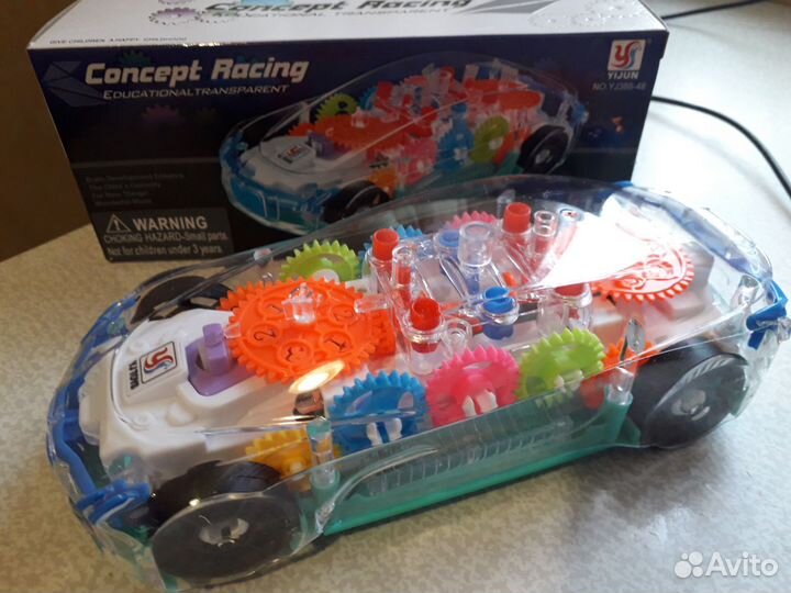 Машина музыкальная с шестерёнками