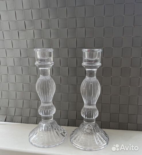Хрустальные подсвечники