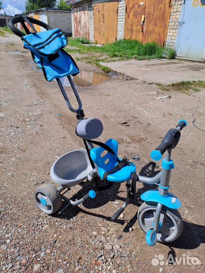 Детский велосипед с родительской ручкой