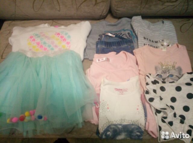 Пакет вещей для девочки 134-146