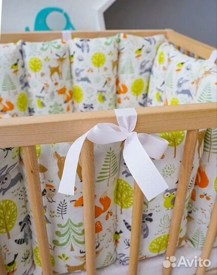 Бортики в детскую кроватку