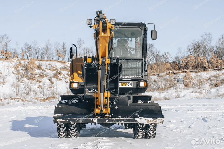 Колёсный экскаватор Runmax ER85W, 2024
