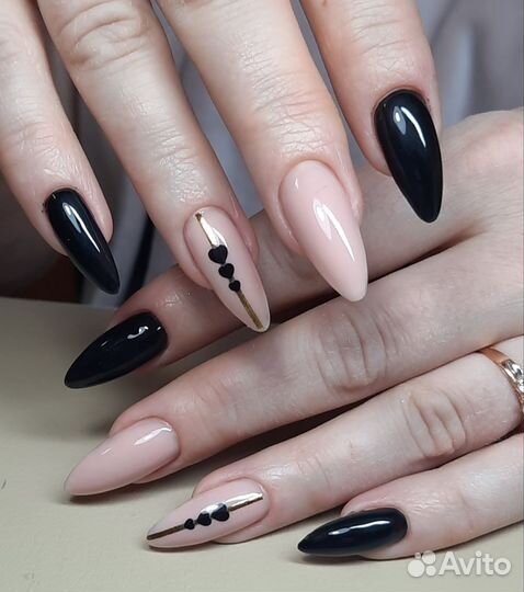 Наращивание,укрепление ногтей Маникюр