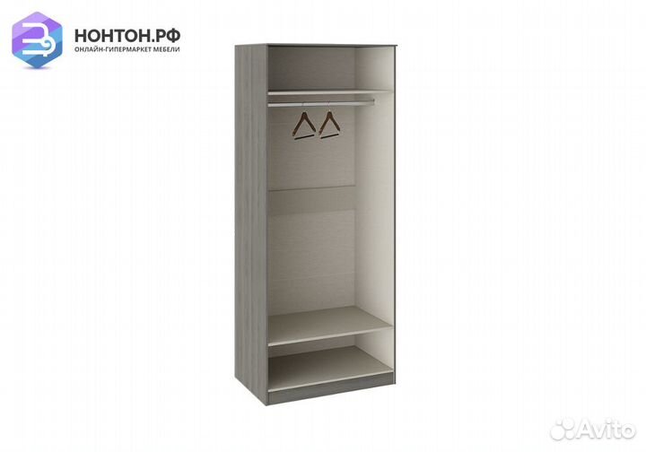 Шкаф 2-дверный Либерти с 1-м лкп хадсон / фон серы