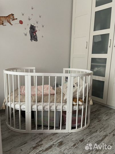 Детская кроватка трансформер comfortbabyline