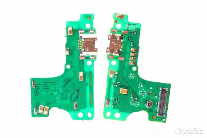 Шлейф Honor 8A (плата) + разъем зарядки + микрофон