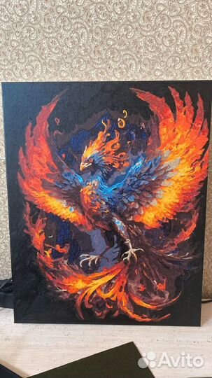 Картины по номерам раскрашенная