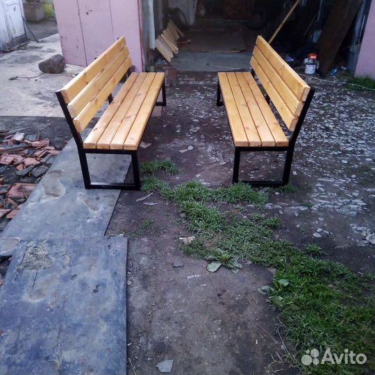 Скамейка лавочка садовая