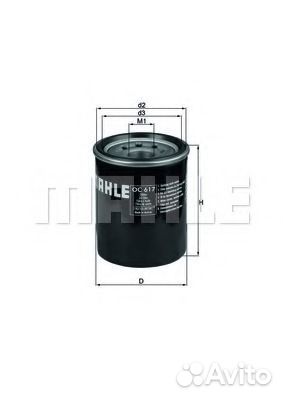 Knechtmahle OC 617 Фильтр масляный honda accordciv