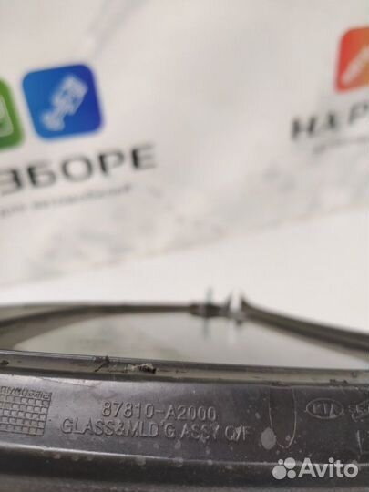 Форточка двери задняя левая Kia Ceed JD