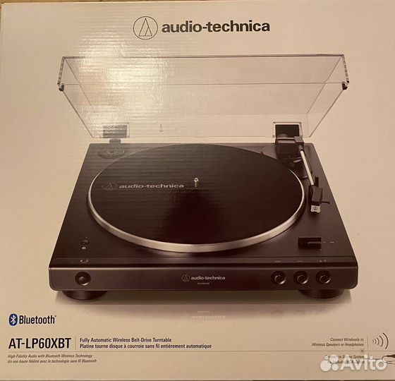 Виниловый проигрыватель audio-technica at-lp60xbt
