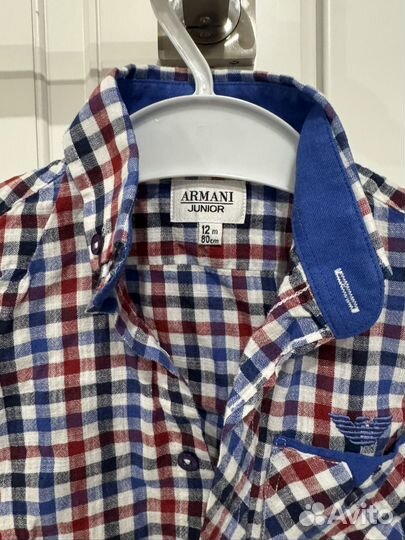 Рубашка для мальчика 74 80